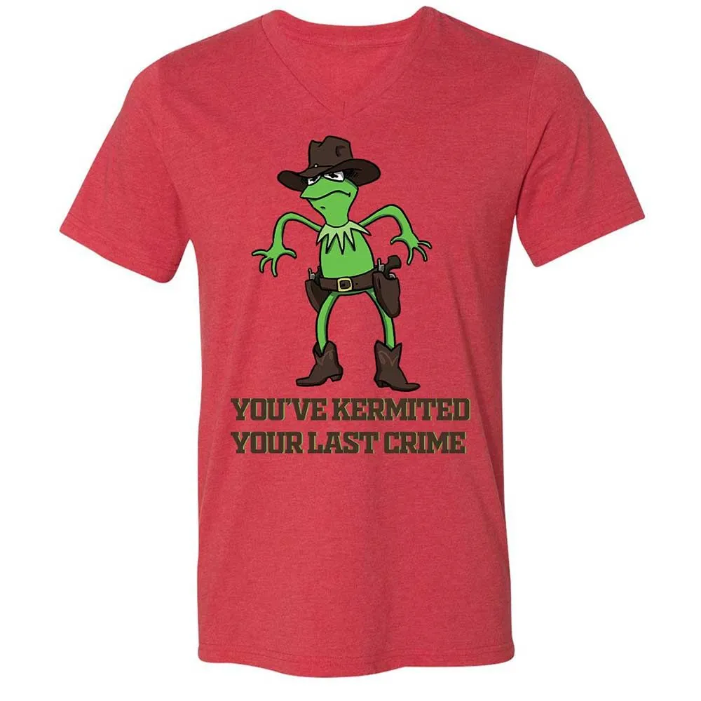 Unisex V-Neck T-Shirt - ZUWTAX6N - Heather Red - 6