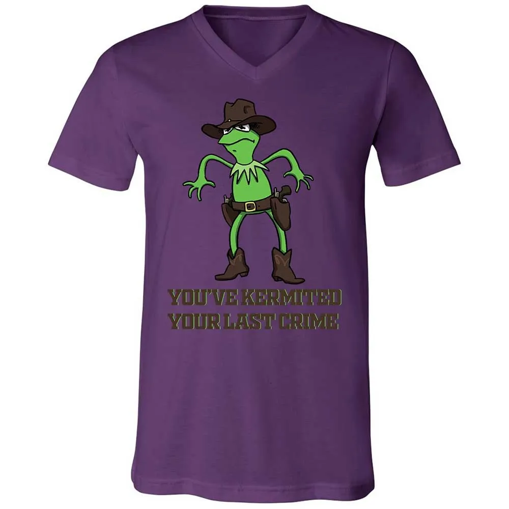 Unisex V-Neck T-Shirt - ZUWTAX6N - Team Purple - 10