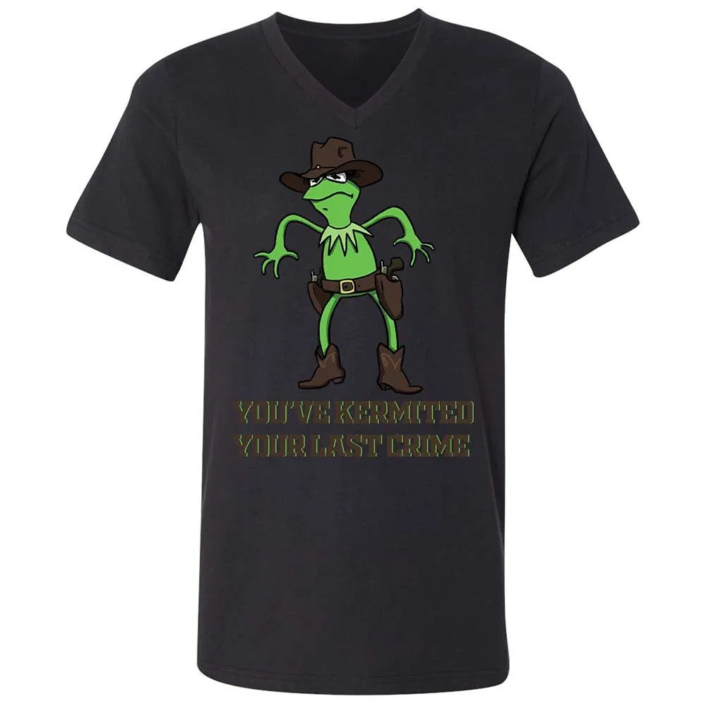 Unisex V-Neck T-Shirt - ZUWTAX6N - Black - 11