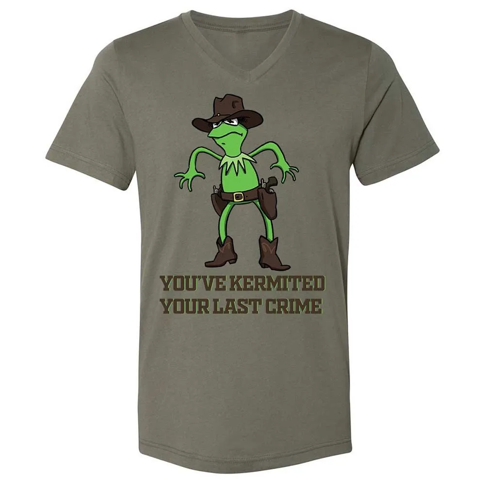 Unisex V-Neck T-Shirt - ZUWTAX6N - Military Green - 15