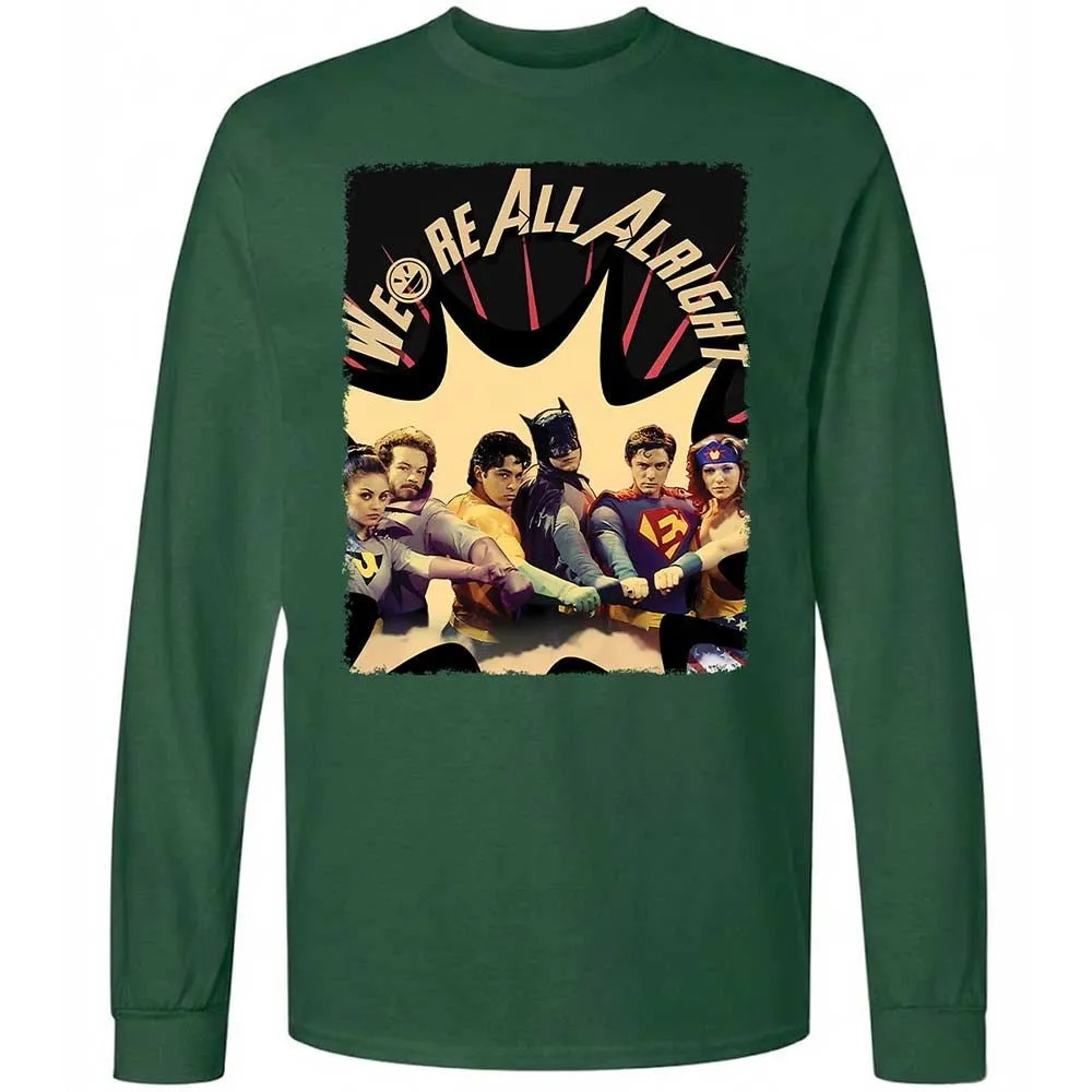 Long Sleeve T-Shirt - 7TNC3979 - Forest Green - 4