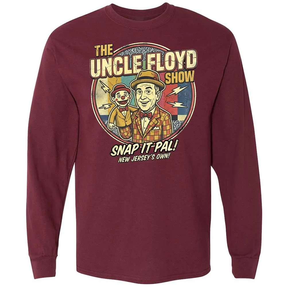 Long Sleeve T-Shirt - F47V7JKN - Maroon - 6
