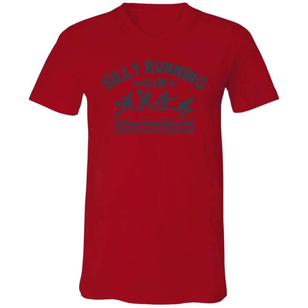 Unisex V-Neck T-Shirt - XC7GA3U8 - Red - 5