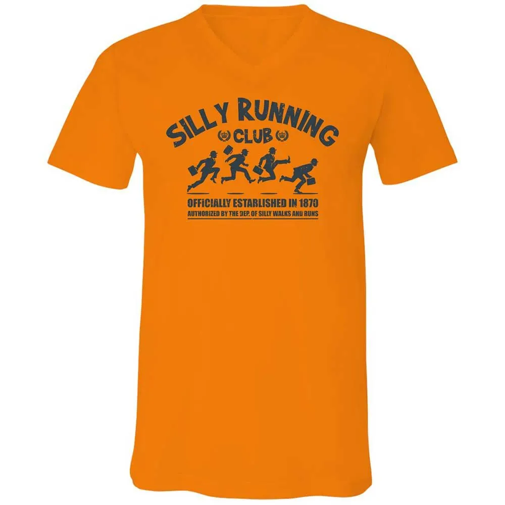 Unisex V-Neck T-Shirt - XC7GA3U8 - Orange - 7