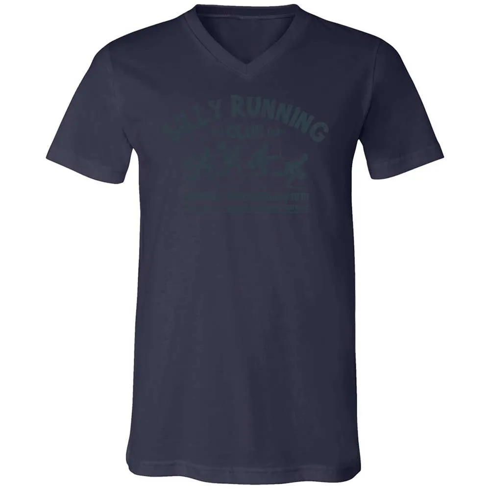 Unisex V-Neck T-Shirt - XC7GA3U8 - Navy - 12