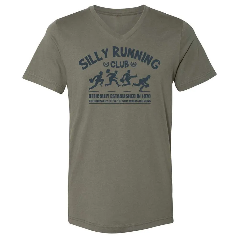 Unisex V-Neck T-Shirt - XC7GA3U8 - Military Green - 15