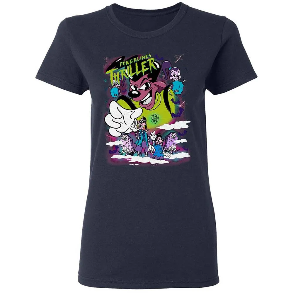Vintage Pop Cartoon Horror Mashup - Navy - 2
