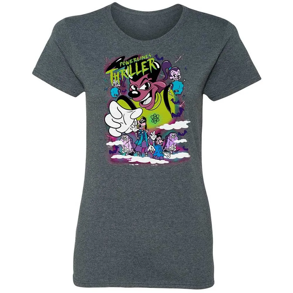 Vintage Pop Cartoon Horror Mashup - Dark Heather - 6