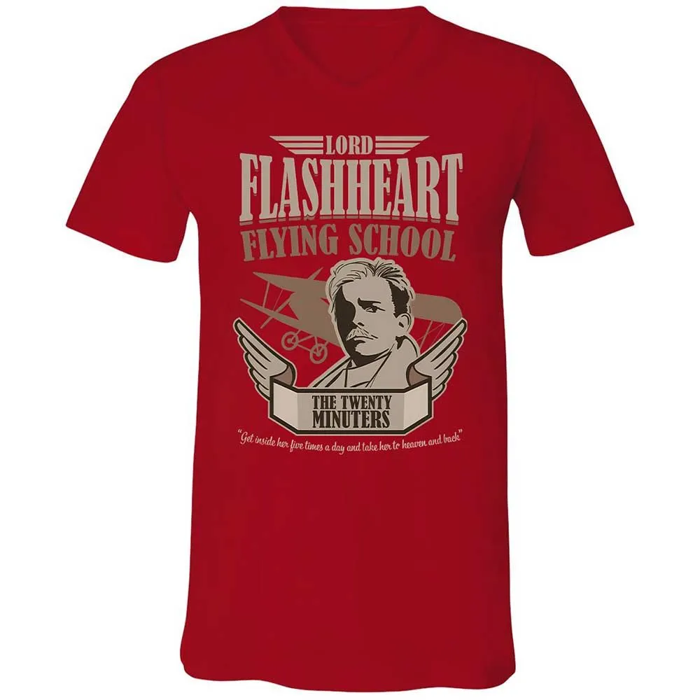 Unisex V-Neck T-Shirt - AAFSB9AT - Red - 6