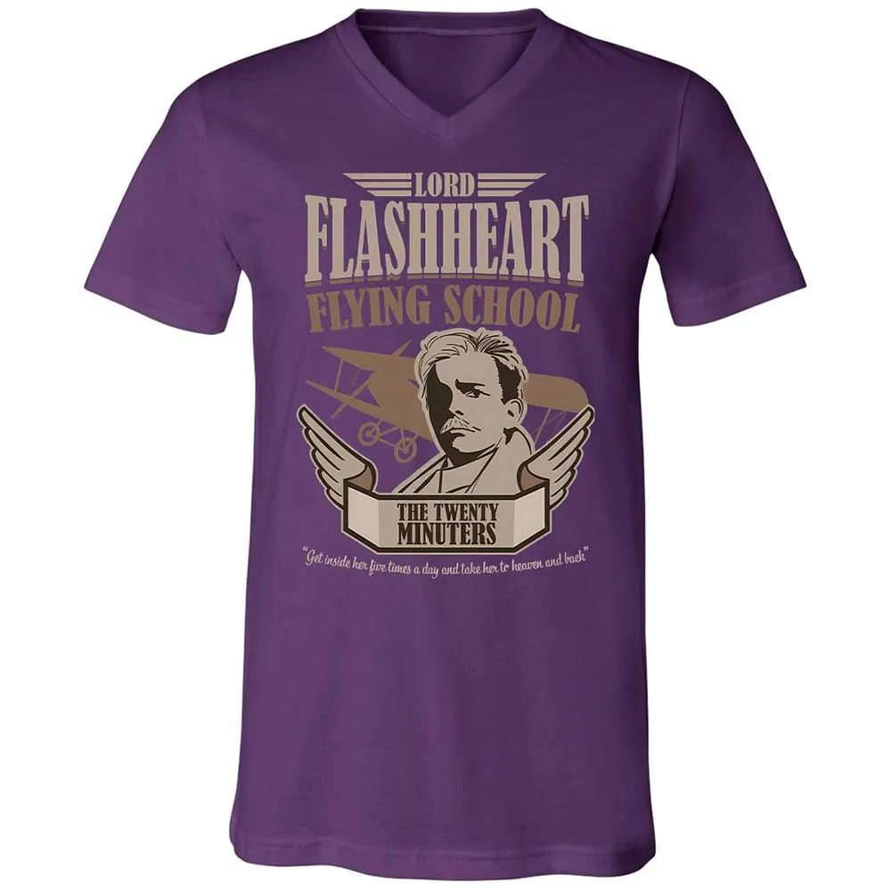Unisex V-Neck T-Shirt - AAFSB9AT - Team Purple - 10