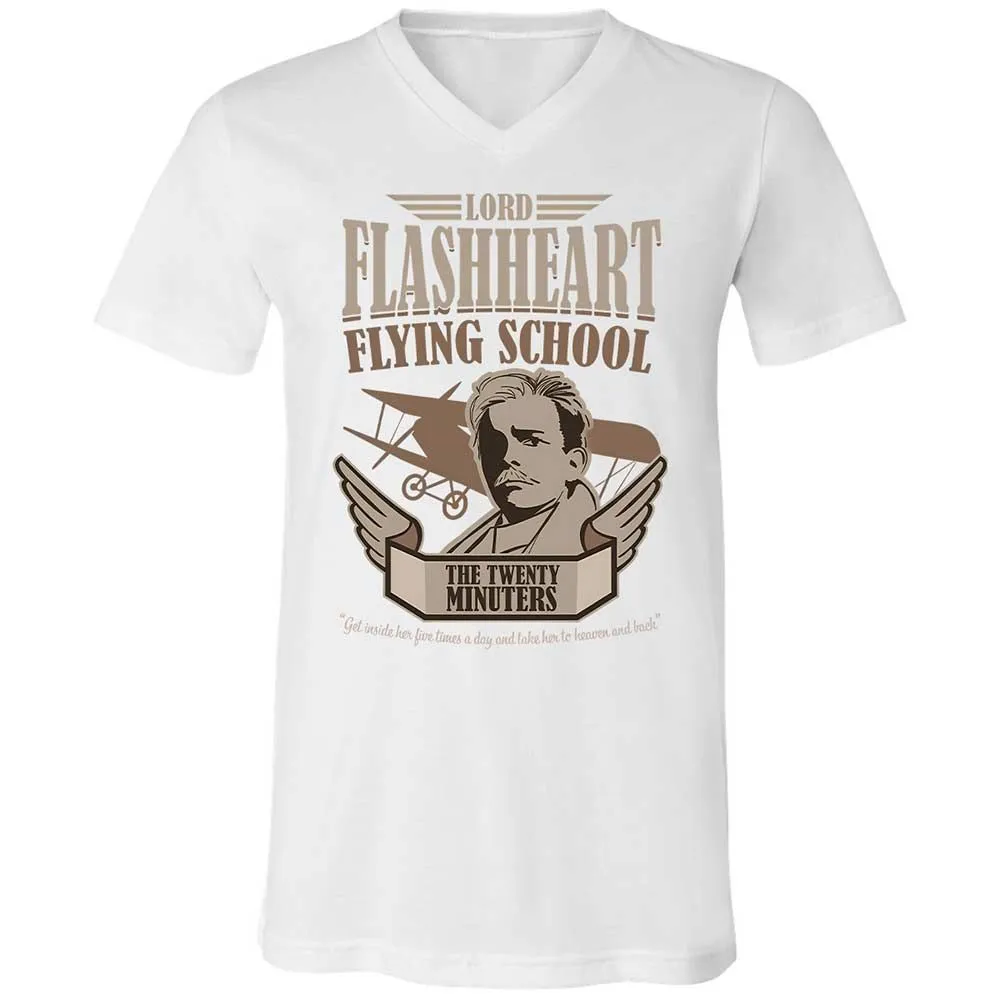 Unisex V-Neck T-Shirt - AAFSB9AT - White - 16
