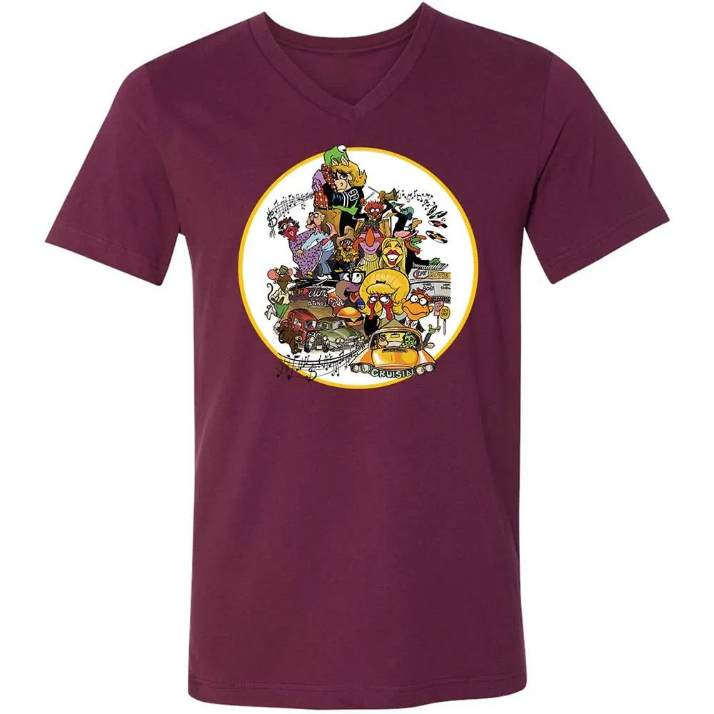 Muppet Graffiti - Maroon - 14