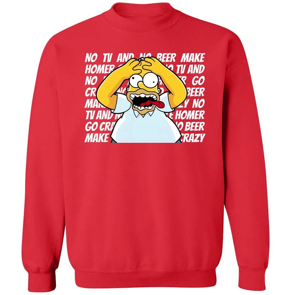 No TV and No Beer Make Homer Go Crazy - Red - 10