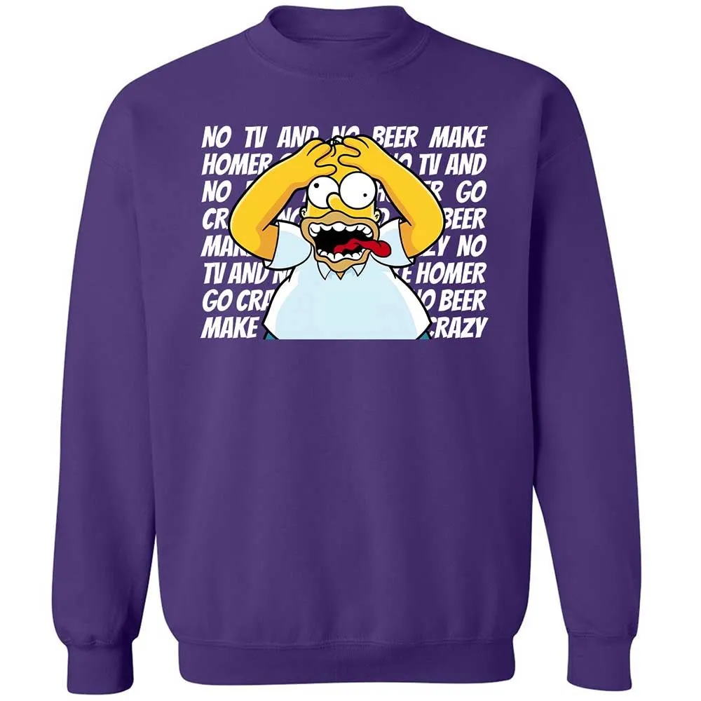 No TV and No Beer Make Homer Go Crazy - Purple - 11
