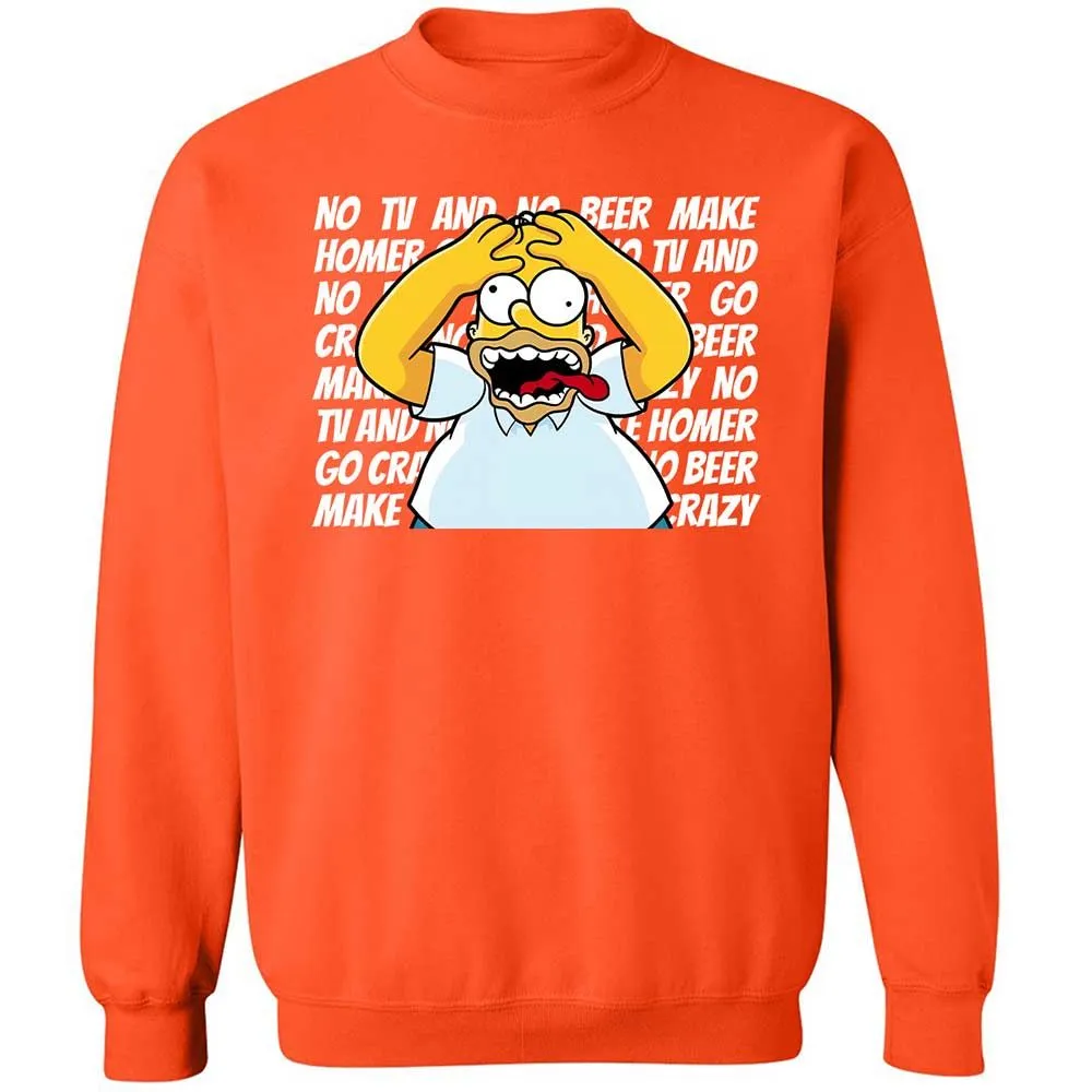 No TV and No Beer Make Homer Go Crazy - Orange - 12