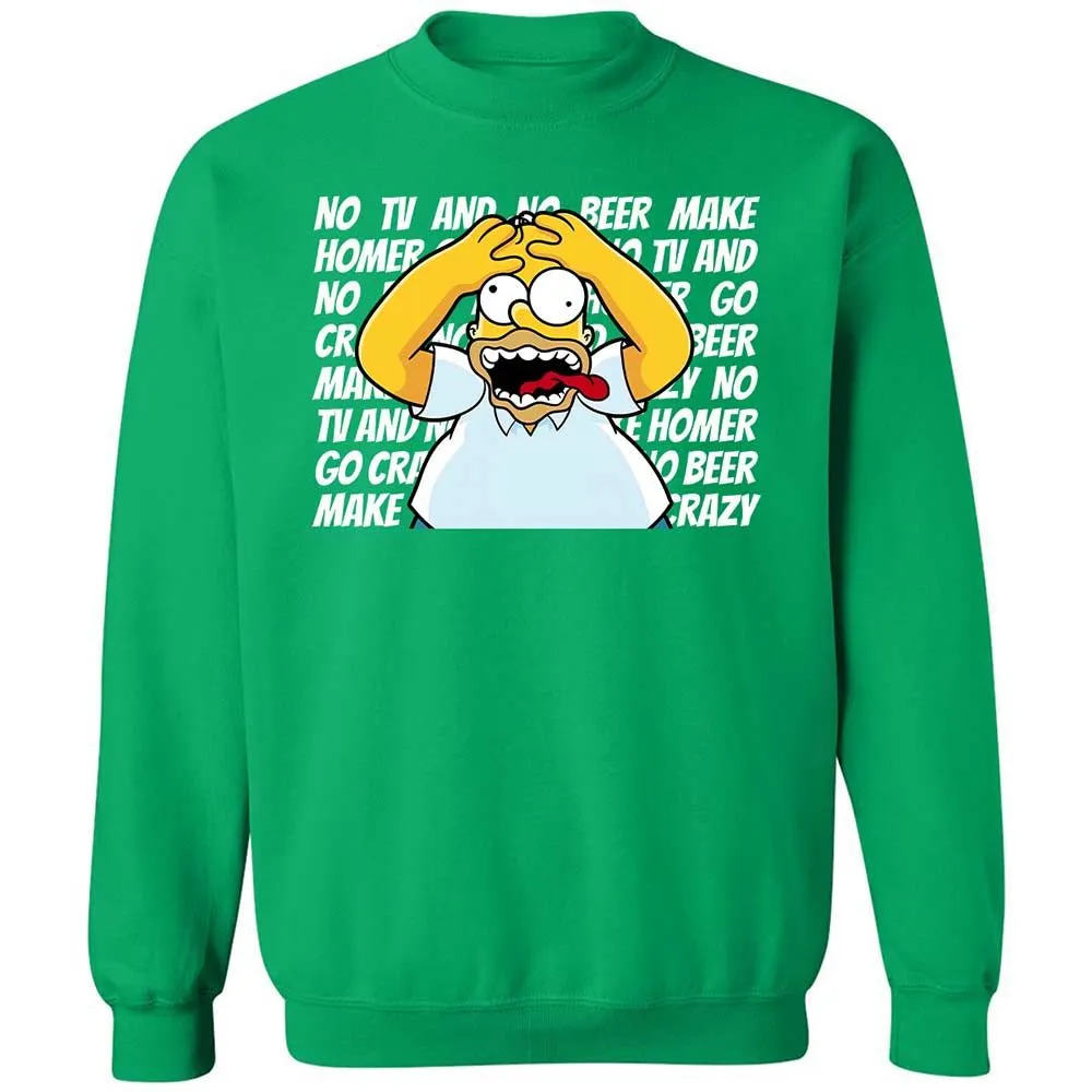 No TV and No Beer Make Homer Go Crazy - Irish Green - 13