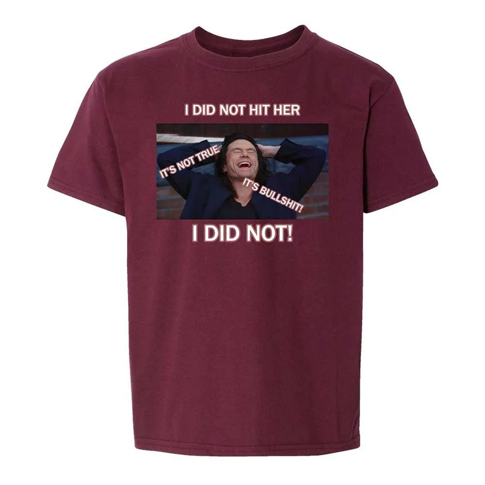 Kids T-Shirt - EVFBV3VC - Maroon - 19
