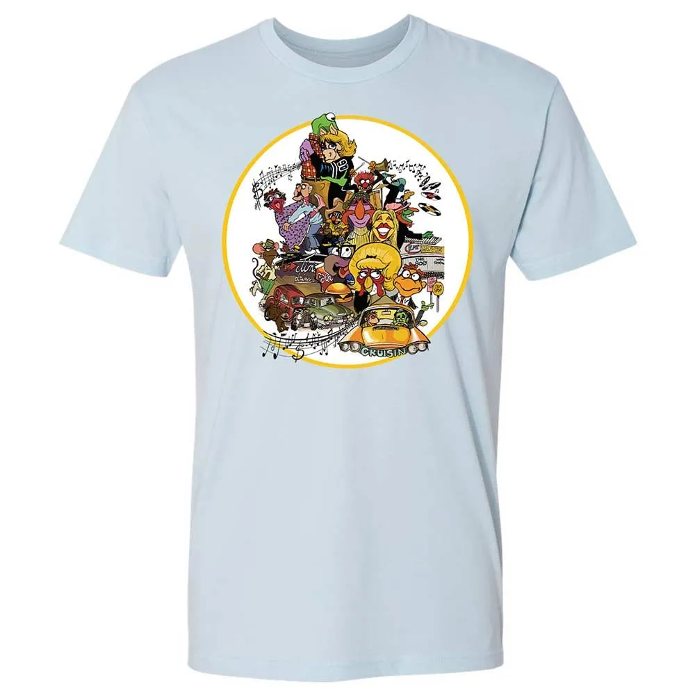 Muppet Graffiti - Light Blue - 4