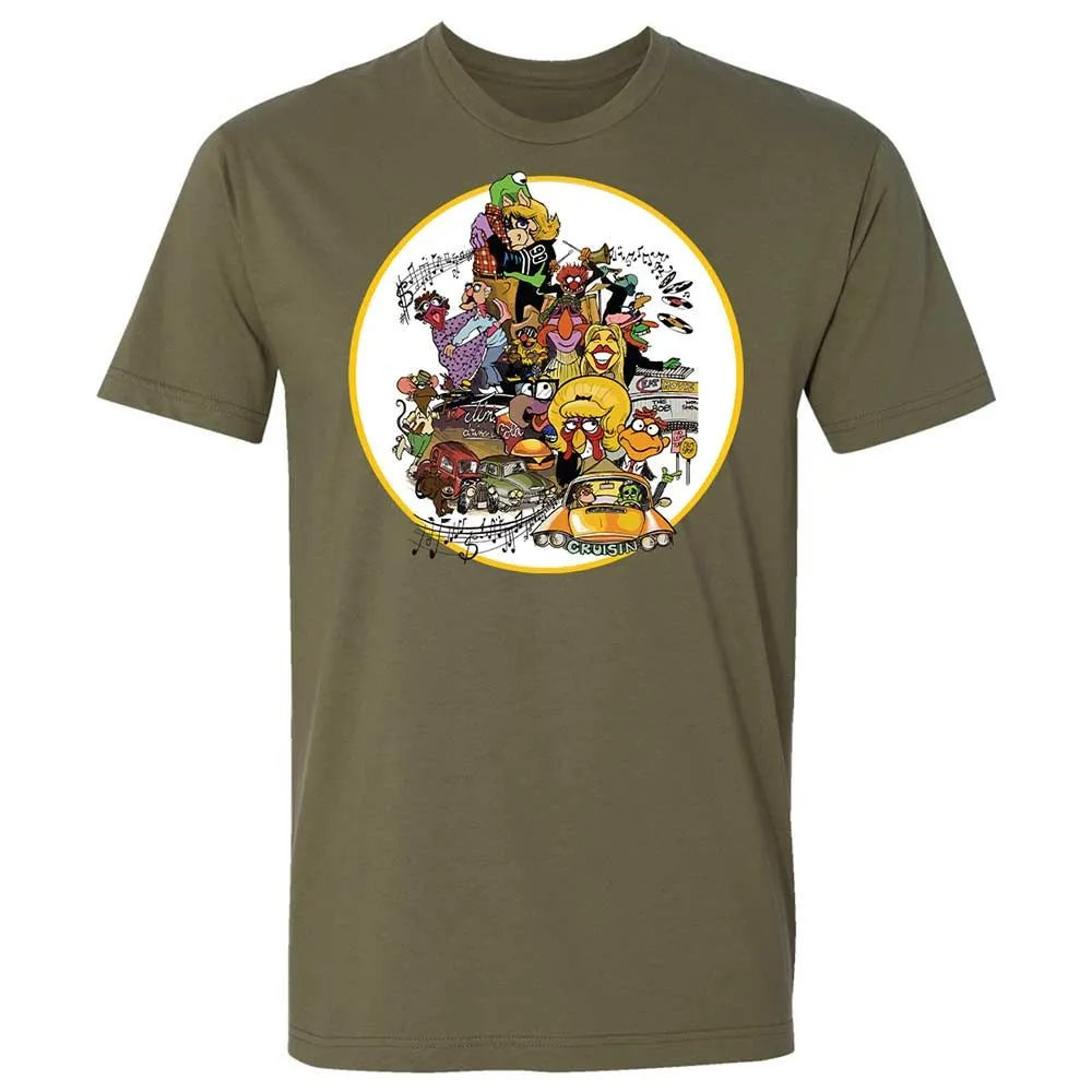 Muppet Graffiti - Military Green - 12