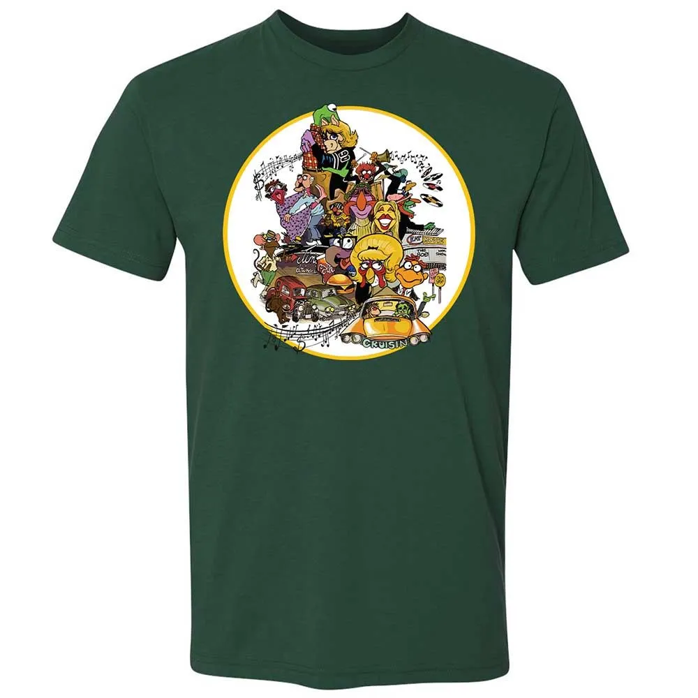 Muppet Graffiti - Forest Green - 16