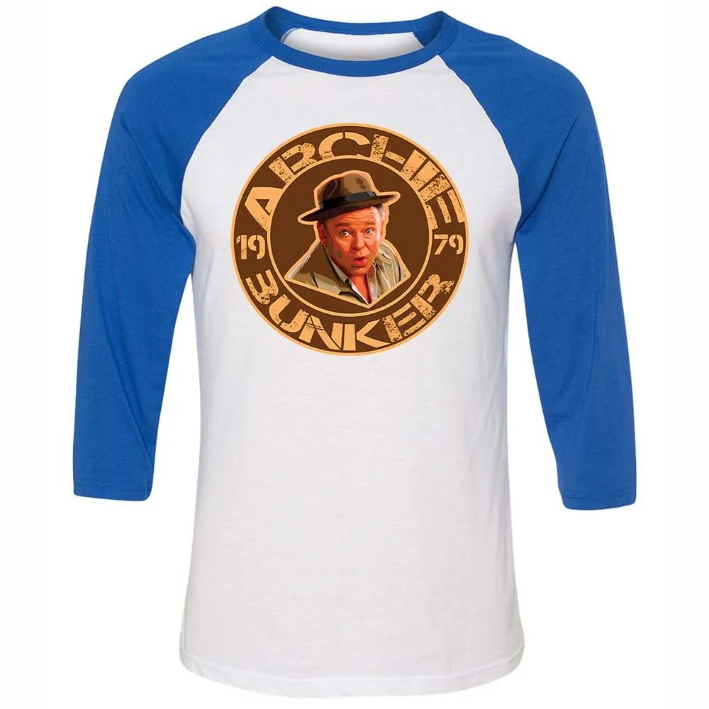 Unisex 3/4 Baseball Tee - SSFBXXG7 - White/True Royal - 10