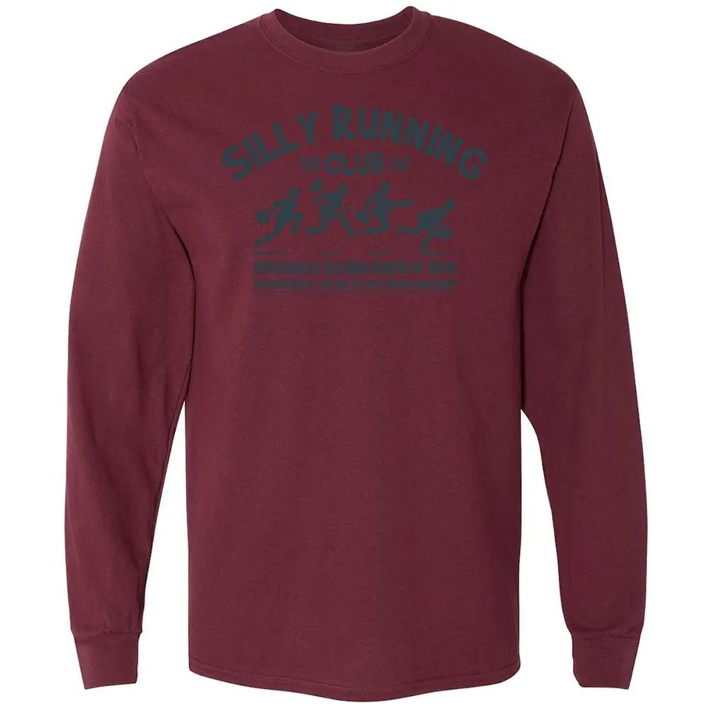 Long Sleeve T-Shirt - 3F7FGZJP - Maroon - 16