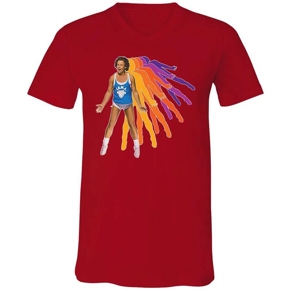 Unisex V-Neck T-Shirt - 5F4PRZ85 - Red - 6