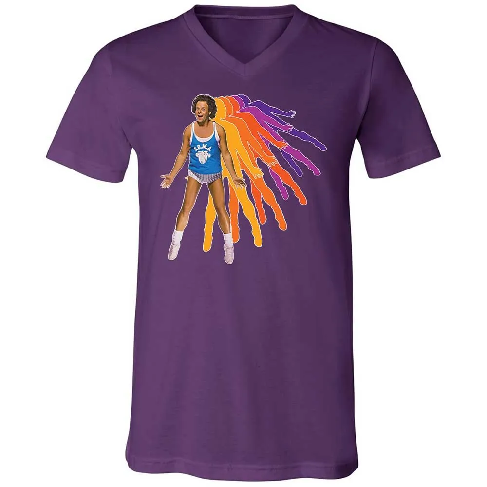 Unisex V-Neck T-Shirt - 5F4PRZ85 - Team Purple - 10