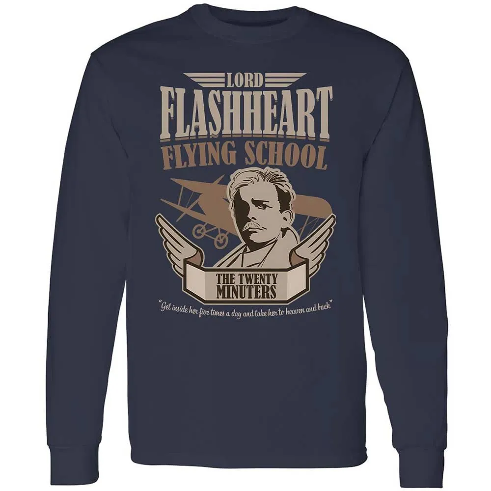 Long Sleeve T-Shirt - 5MQZJCTF - Navy - 2