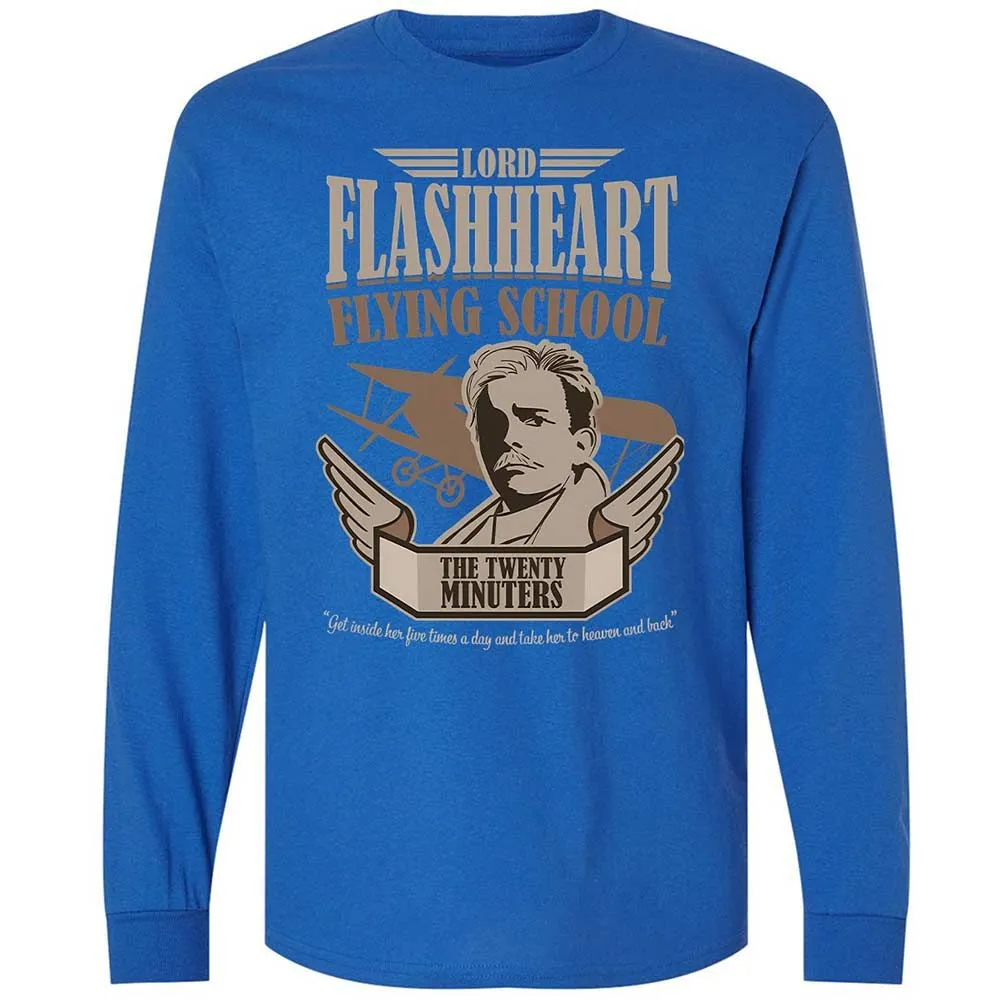 Long Sleeve T-Shirt - 5MQZJCTF - Royal - 3
