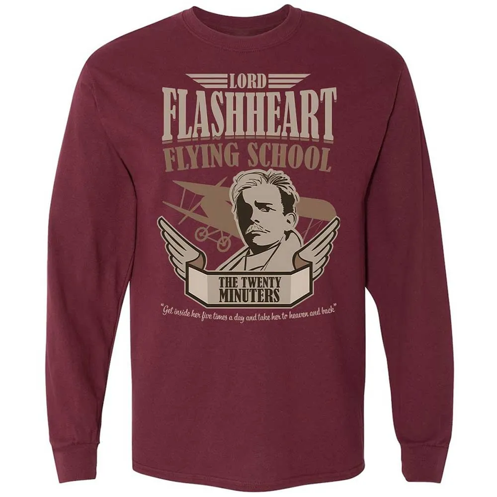 Long Sleeve T-Shirt - 5MQZJCTF - Maroon - 6