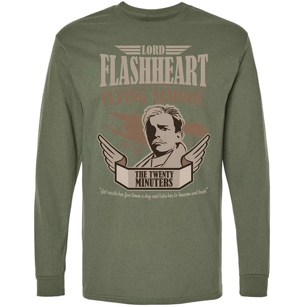 Long Sleeve T-Shirt - 5MQZJCTF - Military Green - 9