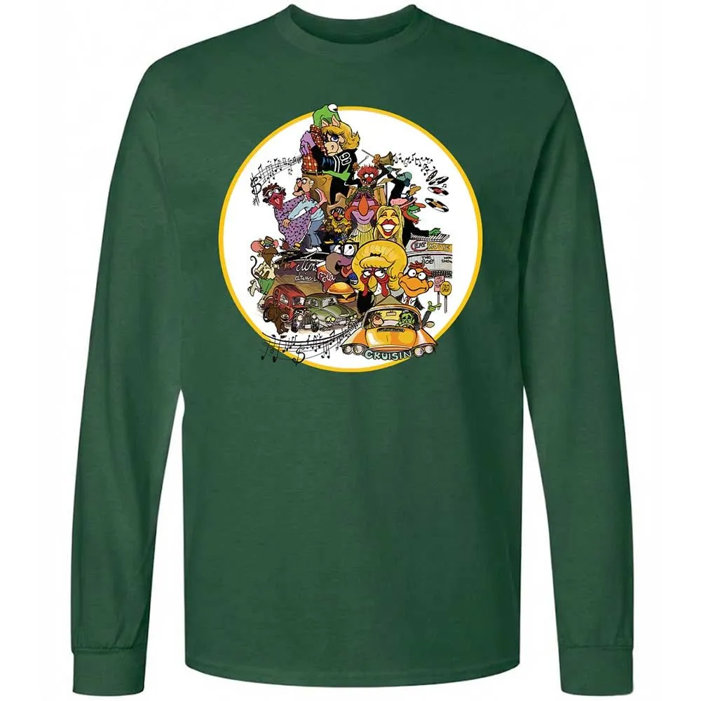 Muppet Graffiti - Forest Green - 14