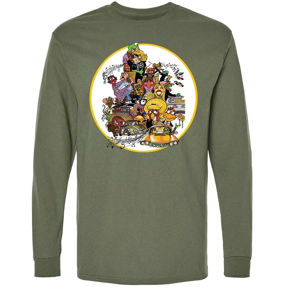Muppet Graffiti - Military Green - 19