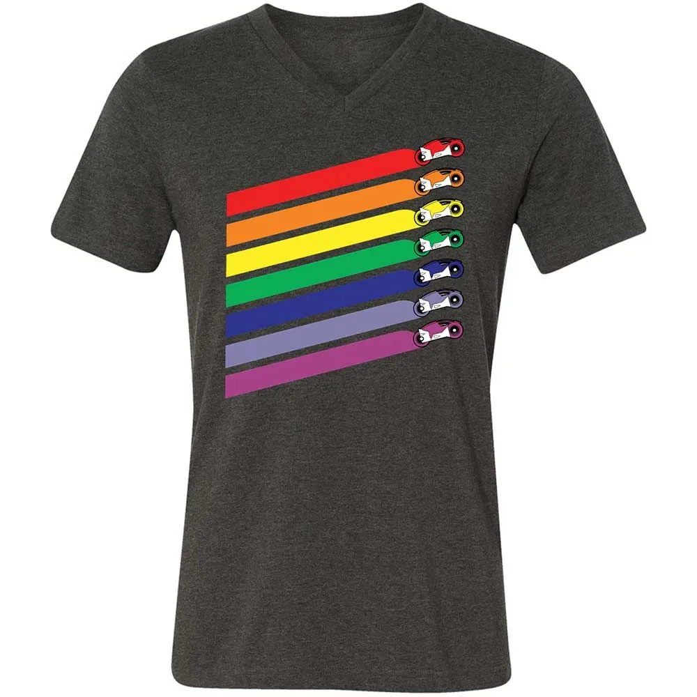Race The Rainbow - Dark Grey Heather - 9