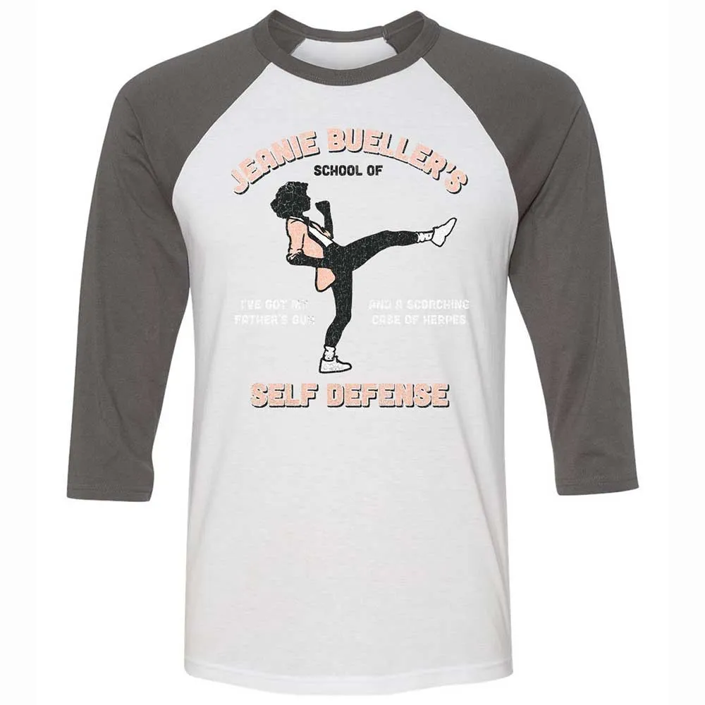 Unisex 3/4 Baseball Tee - 84ZSSEPN - White/Asphalt - 2