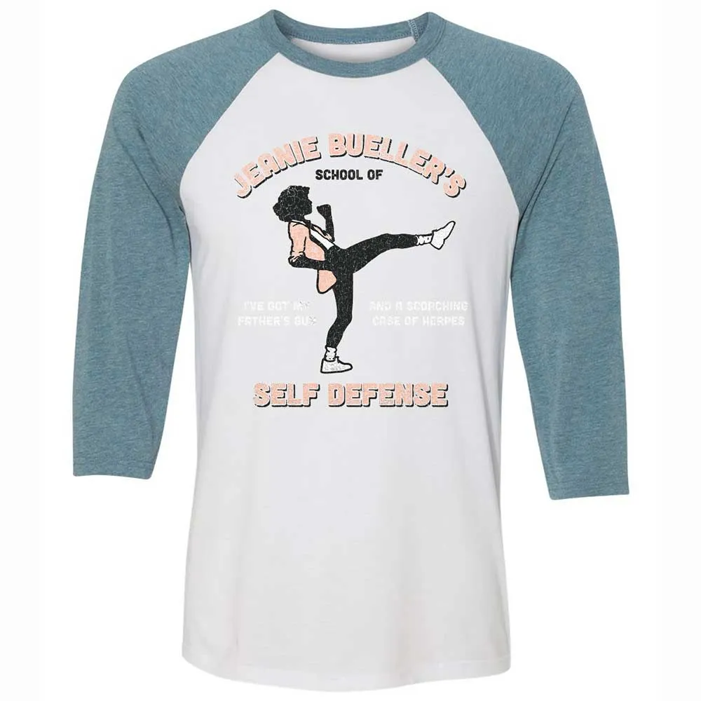 Unisex 3/4 Baseball Tee - 84ZSSEPN - White/Denim - 3