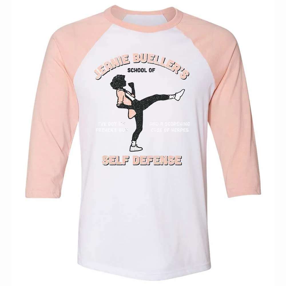 Unisex 3/4 Baseball Tee - 84ZSSEPN - White/Heather Peach - 5