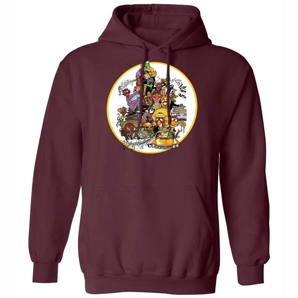 Muppet Graffiti - Maroon - 19