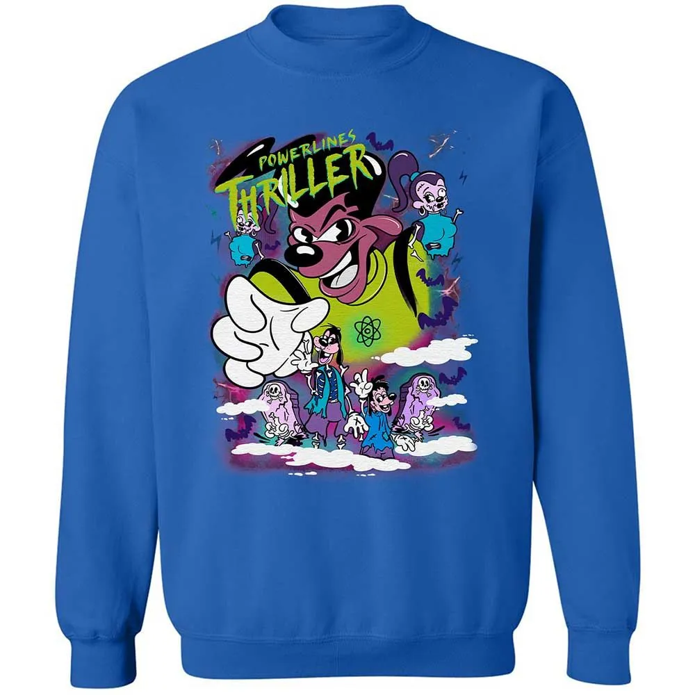 Vintage Pop Cartoon Horror Mashup - Royal - 3