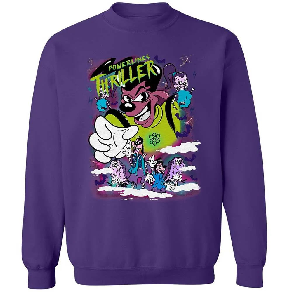 Vintage Pop Cartoon Horror Mashup - Purple - 11