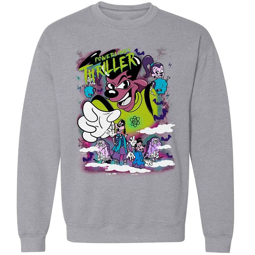 Vintage Pop Cartoon Horror Mashup - Sport Grey - 17
