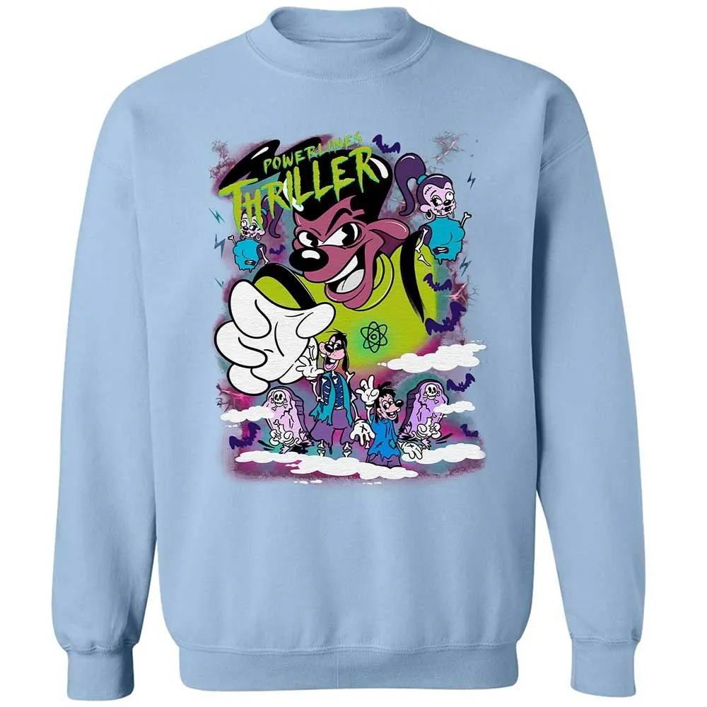 Vintage Pop Cartoon Horror Mashup - Light Blue - 21