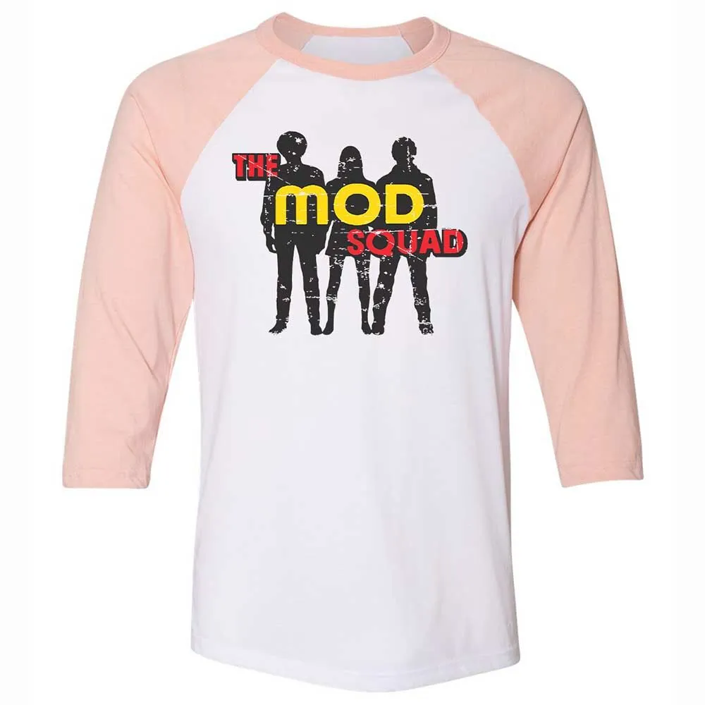 Unisex 3/4 Baseball Tee - C11N9ERS - White/Heather Peach - 5