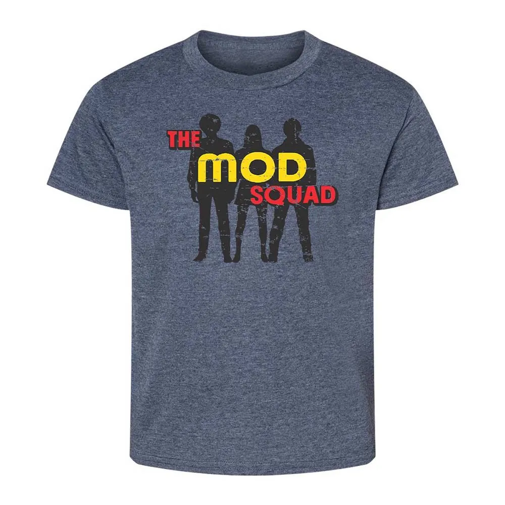 Kids T-Shirt - 8DSVT7BU - Heather Navy - 15