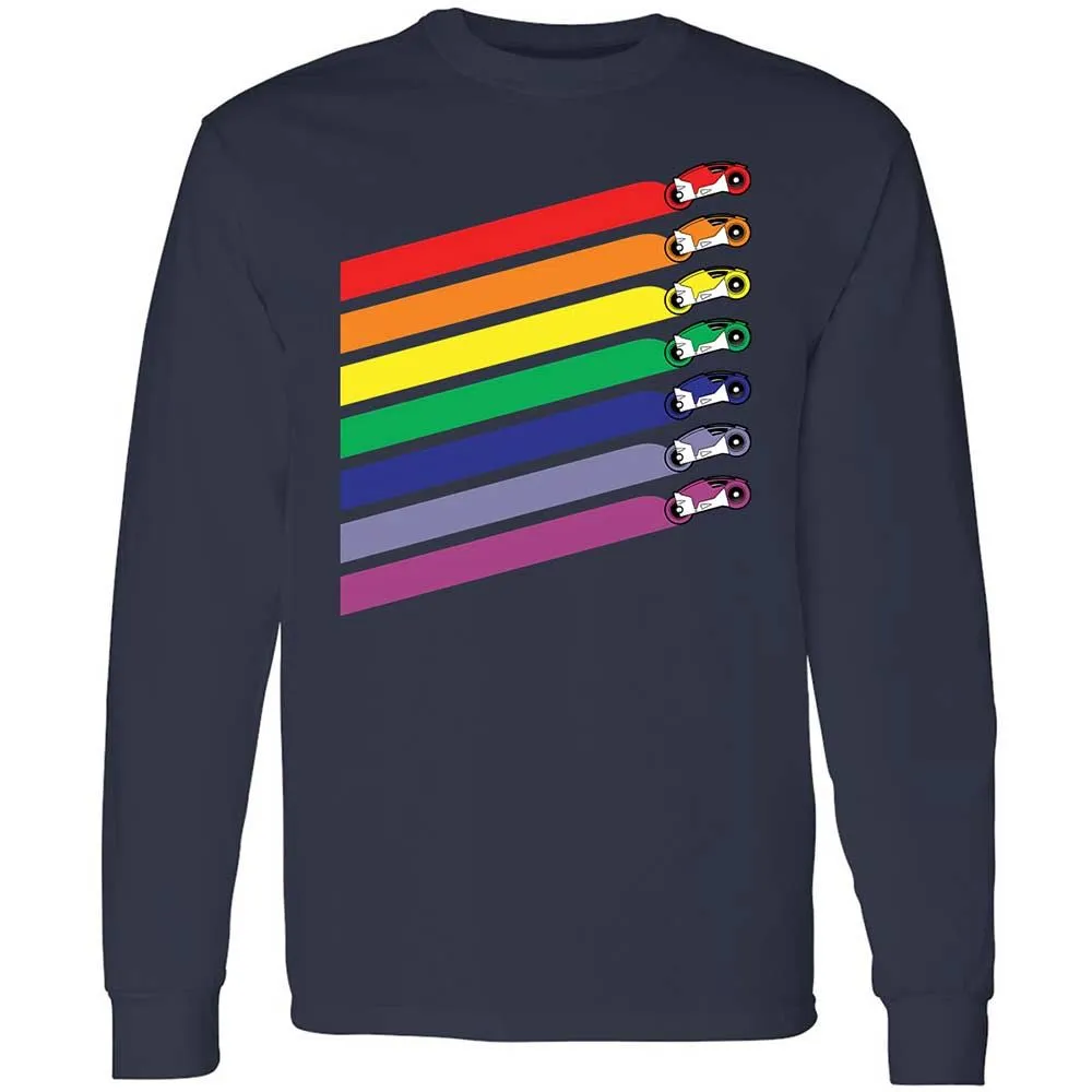 Race The Rainbow - Navy - 2