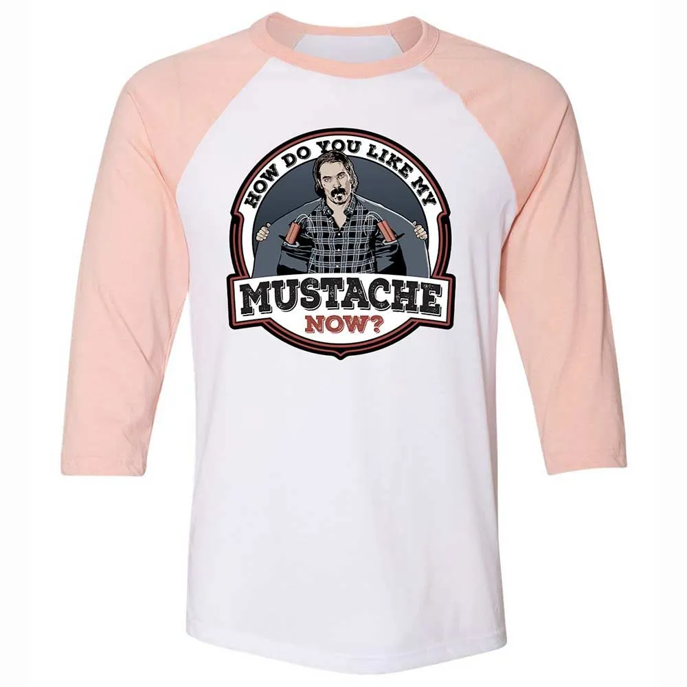 Unisex 3/4 Baseball Tee - S993526Q - White/Heather Peach - 5