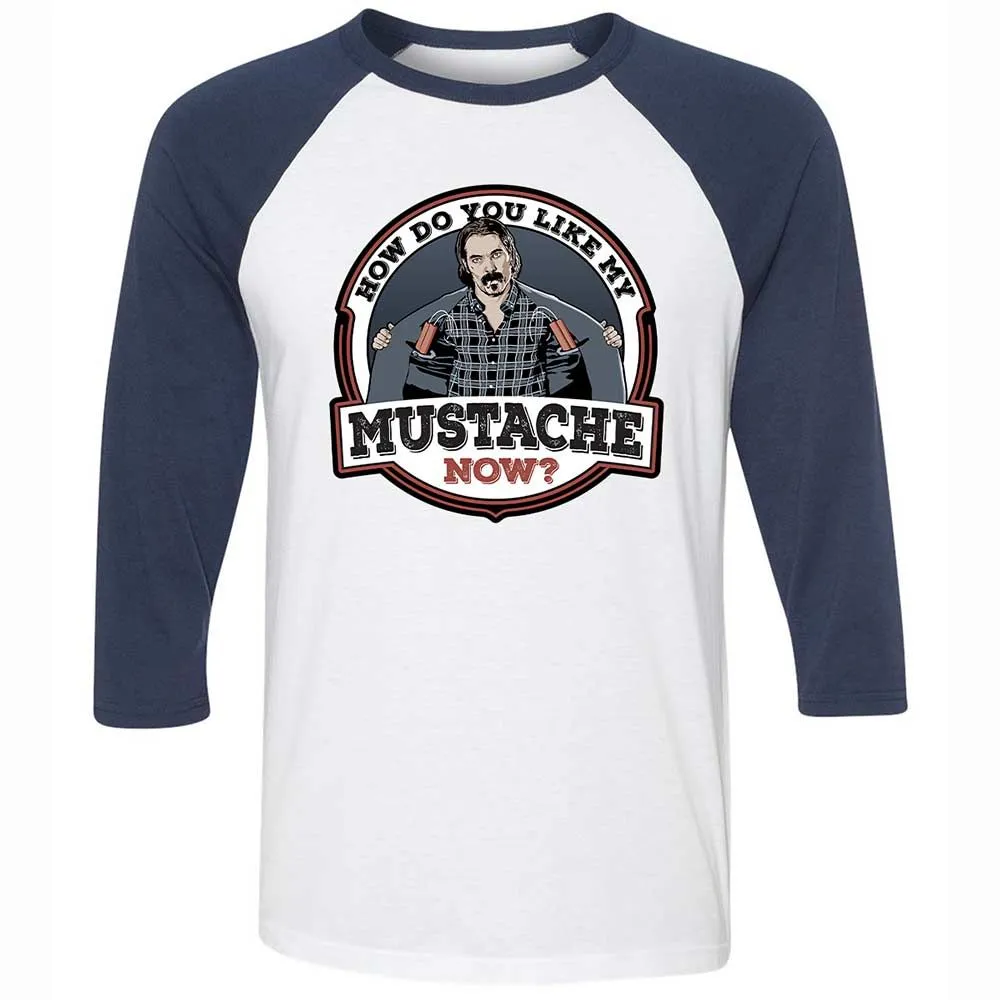 Unisex 3/4 Baseball Tee - S993526Q - White/Navy - 8