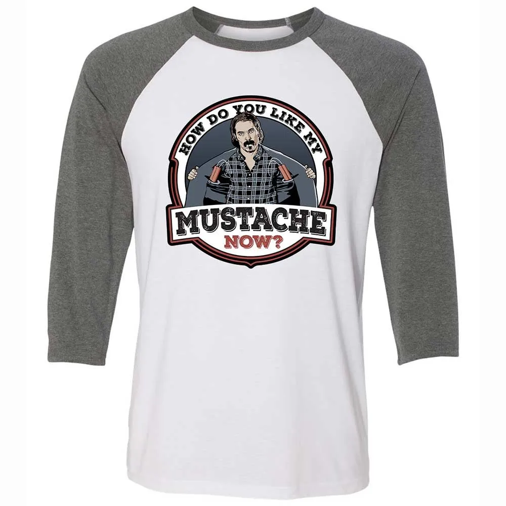 Unisex 3/4 Baseball Tee - S993526Q - White/Deep Heather - 11