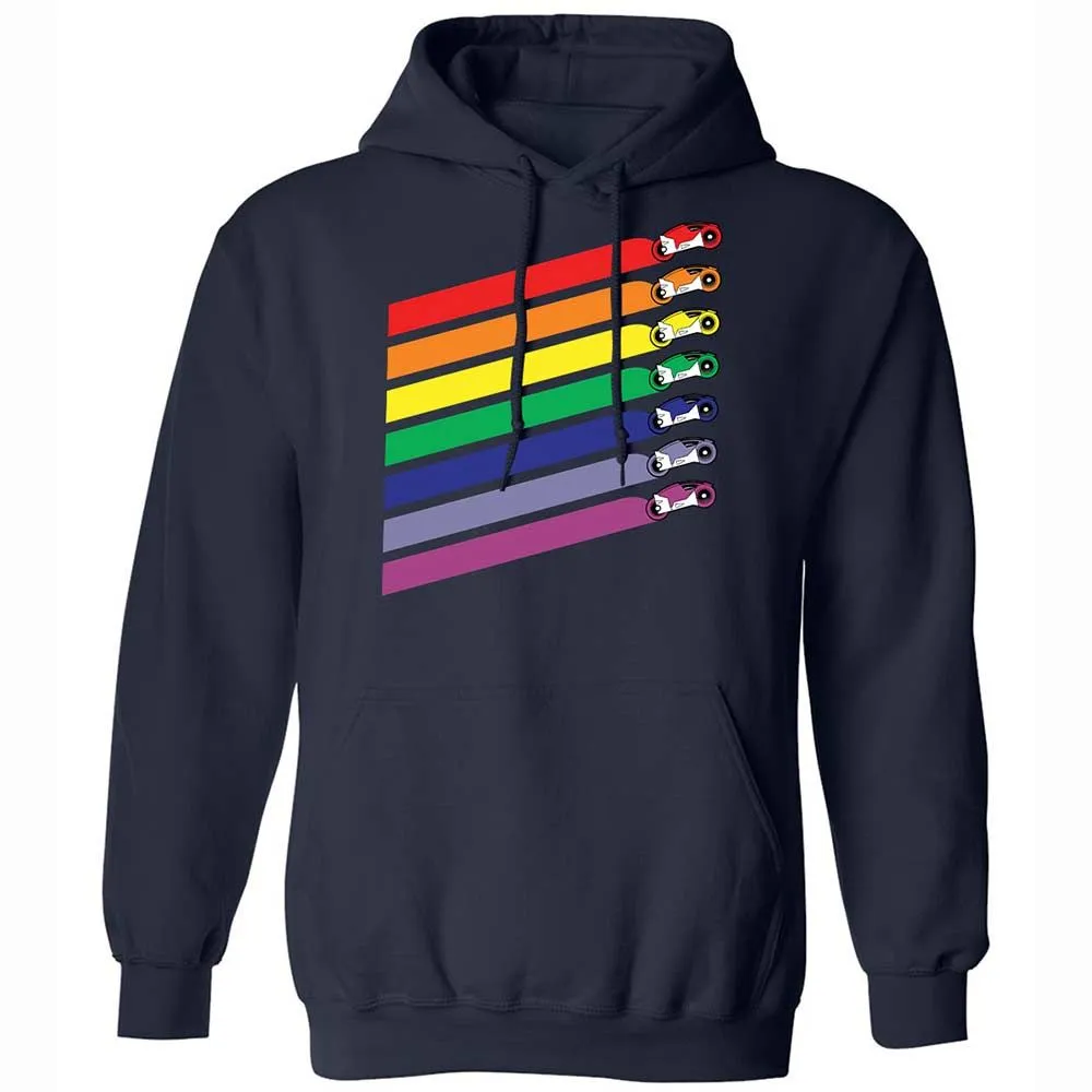 Race The Rainbow - Navy - 2